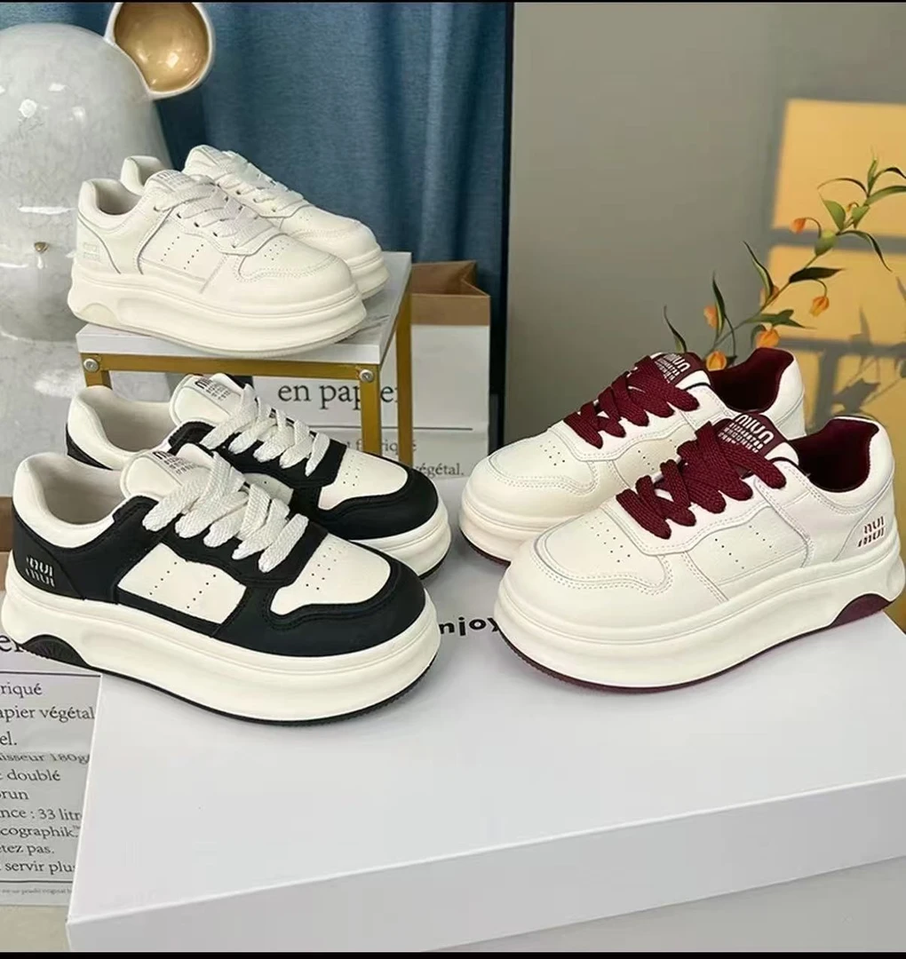 【林姐专属】百搭厚底小白鞋女加厚加绒2025新款冬季休闲运动鞋