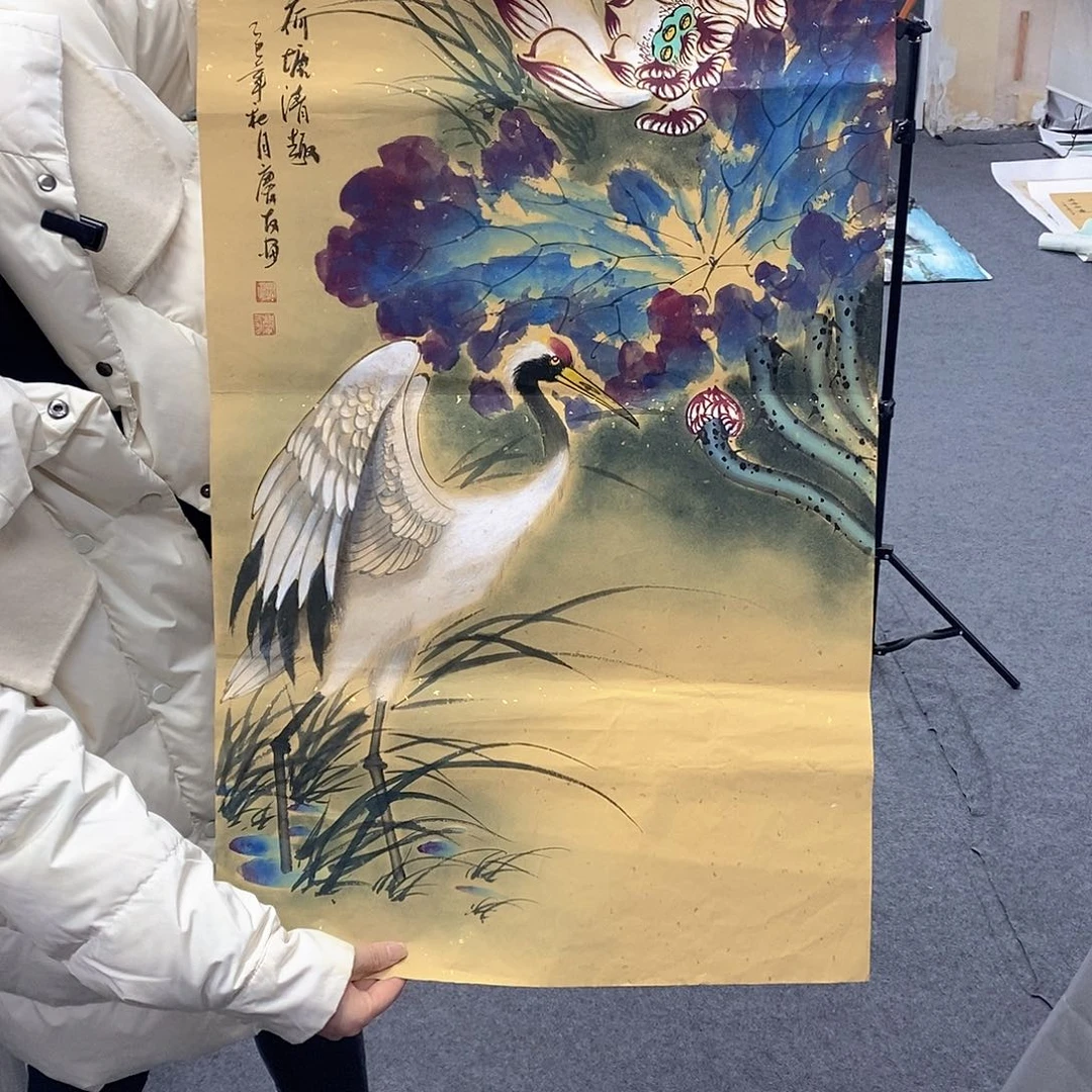 国画国画手绘作品