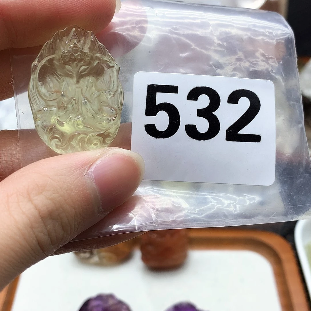 水晶颈饰未镶嵌挂件