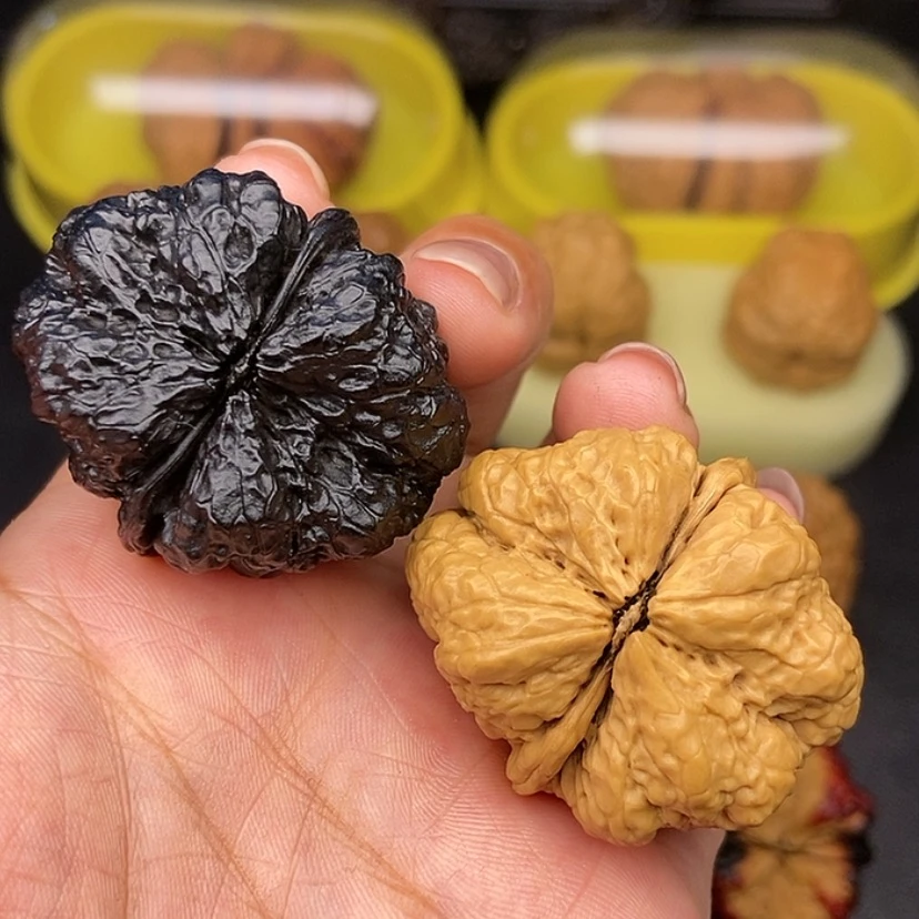 【闪购商品】文玩核桃手串40尺阴阳对蝴蝶蟾