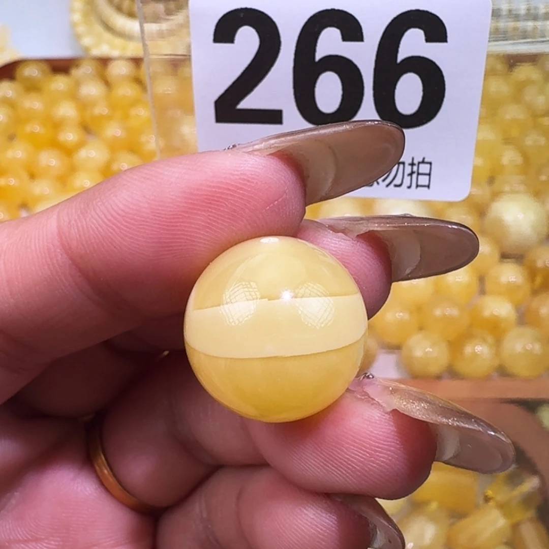 琥珀未镶嵌裸石17.5m   质检加10
