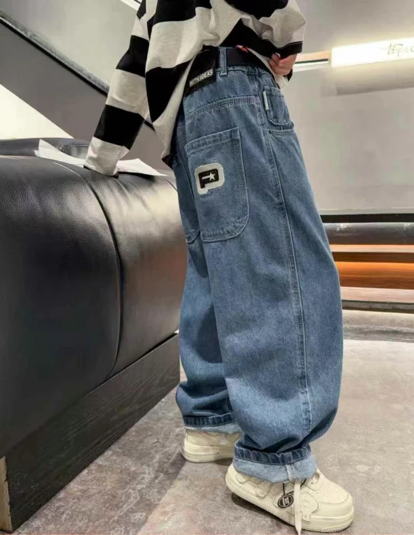 潮童休闲牛仔裤99625