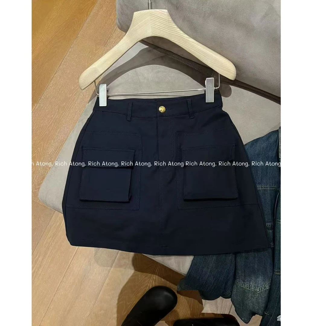 atong/阿彤-【欧货短裙】-2025 早春欧货(有里衬)宽松显瘦半身裙