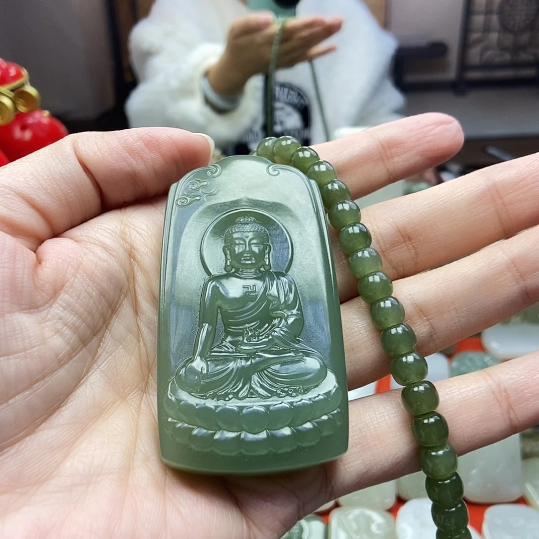 颈饰未镶嵌和田玉金*