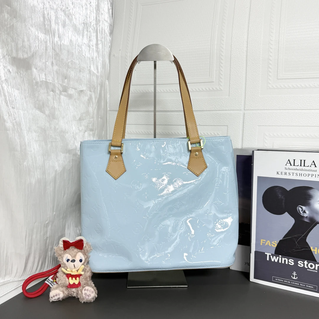 95新 LouisVuitton/路易威登 95新babyblue薇薇安手提包