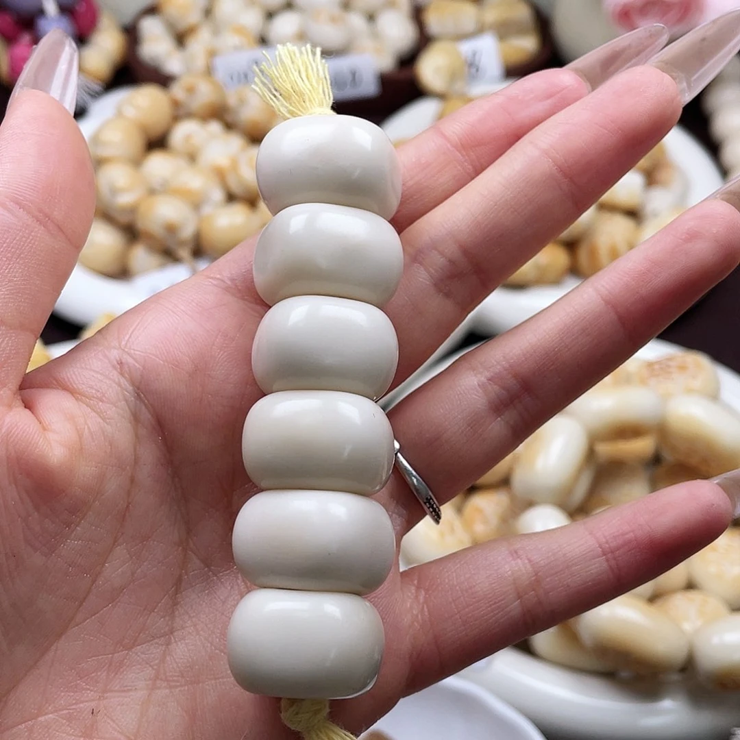 吊坠白玉菩提一串成品c