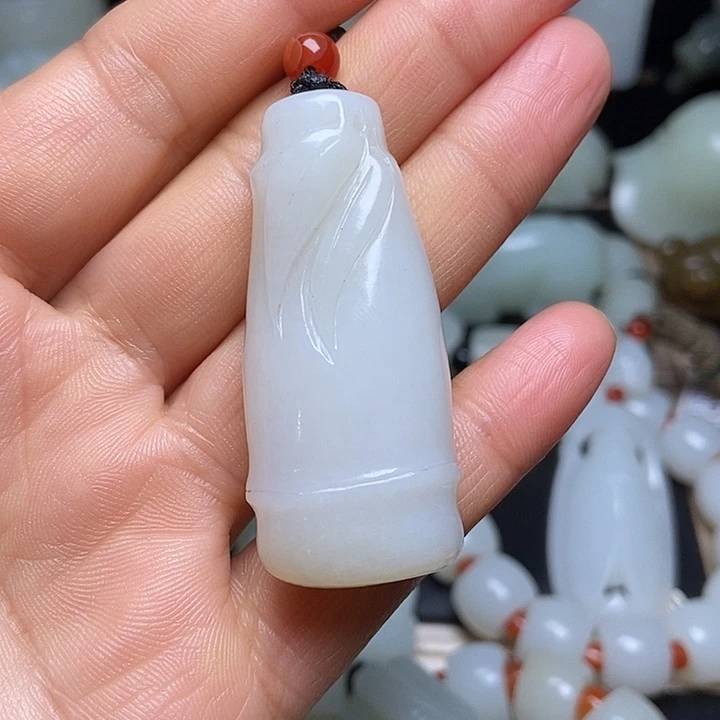 吊坠(不含链)未镶嵌和田玉