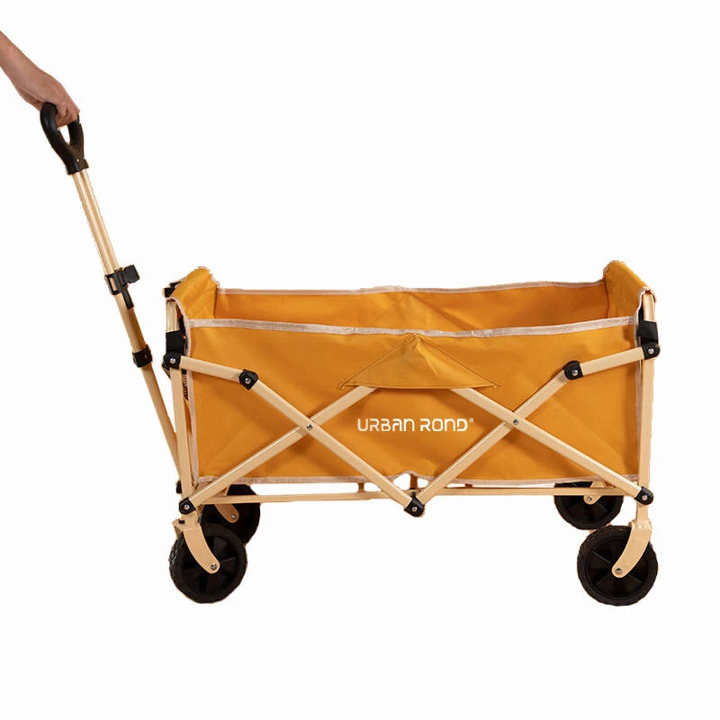 户外露营推车可折叠便携手推车野餐摆摊大容量营地车露营车手拉车
