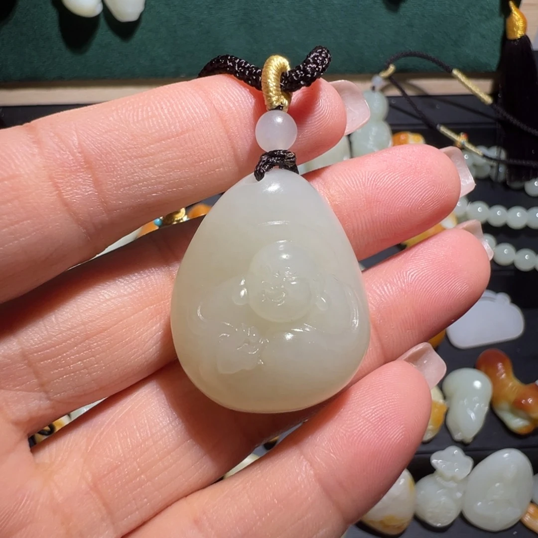 和田玉未镶嵌耳饰用****8