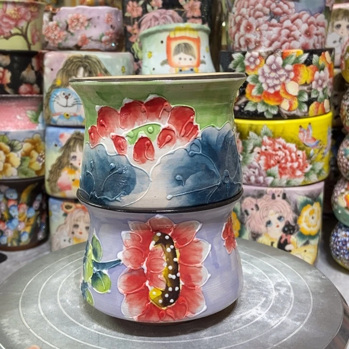 景德镇艺术手绘作品