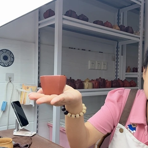 紫砂茶案四方杯四方杯