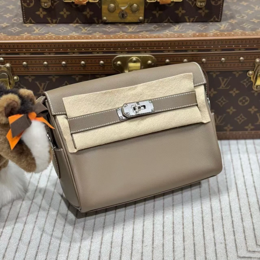 全新未使用 Hermes/爱马仕 贝贝w大象灰kellymessenger1拆单勿拍
