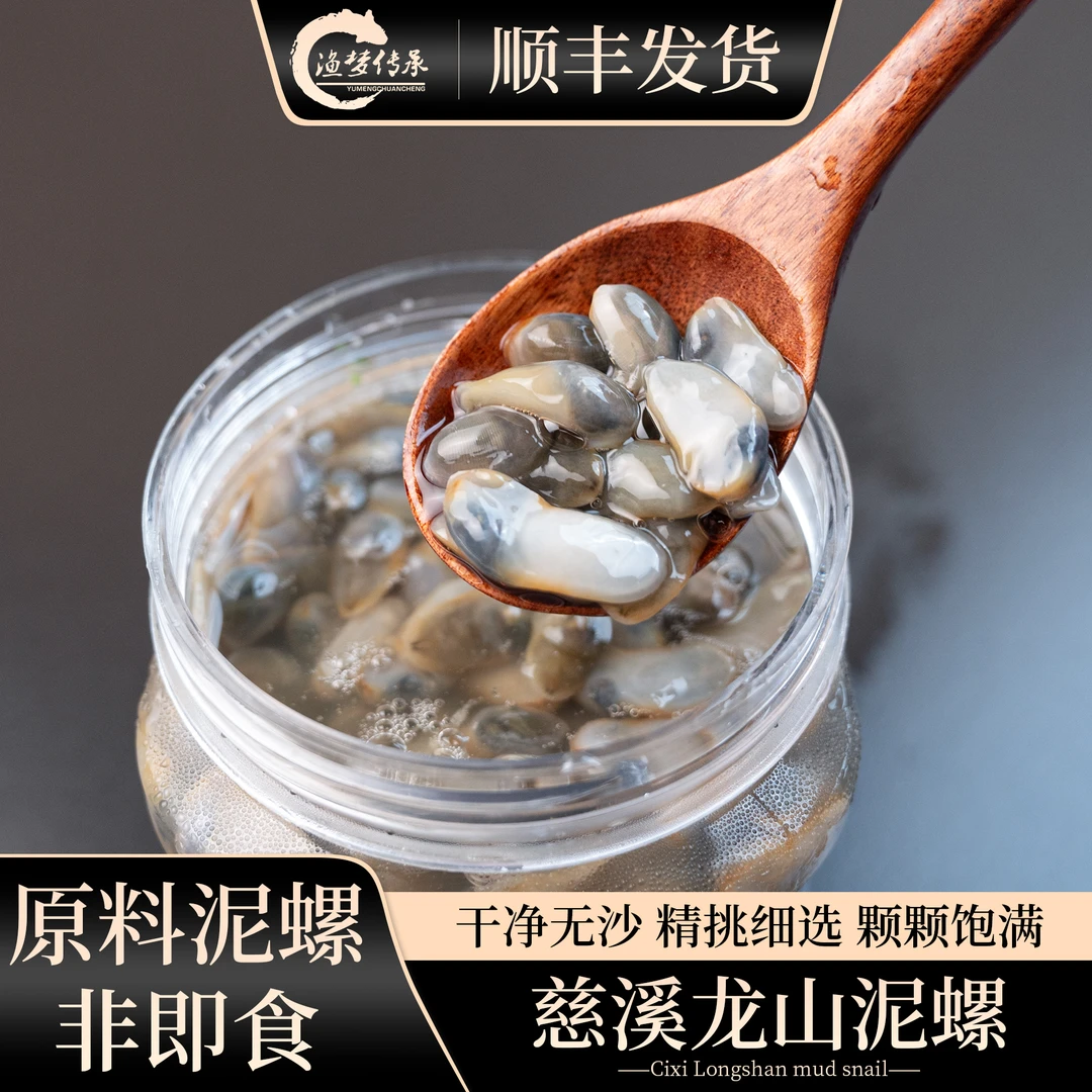 大号8A【非即食泥螺】慈溪龙山本地桃花泥螺本地黄泥螺新货原料很咸