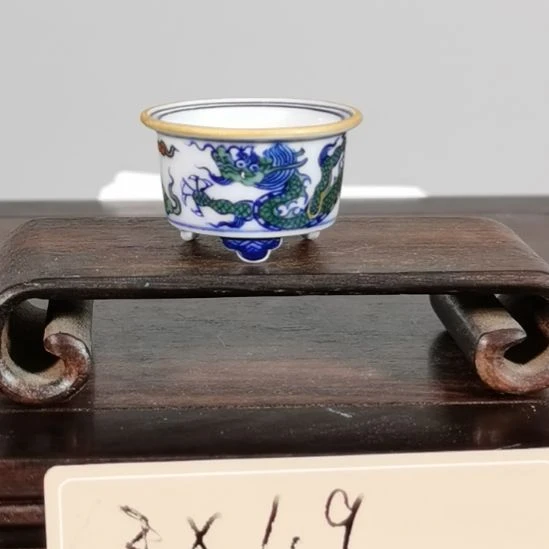 手工手绘釉盆大徳堂