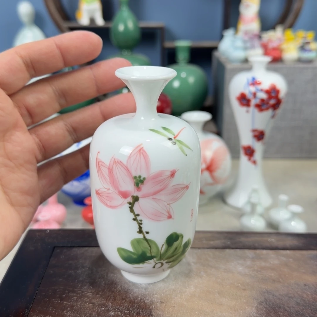 陶瓷手工小花器摆件