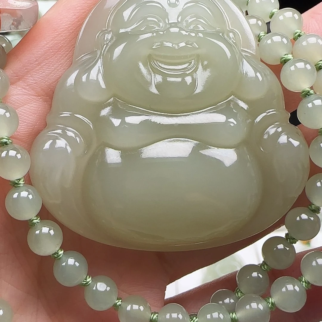 和田玉未镶嵌颈饰50