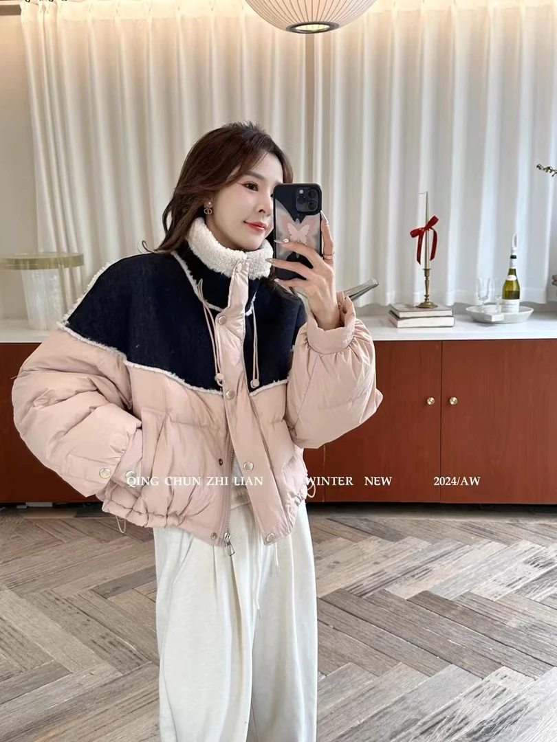 8025#短款嘎嘎外套