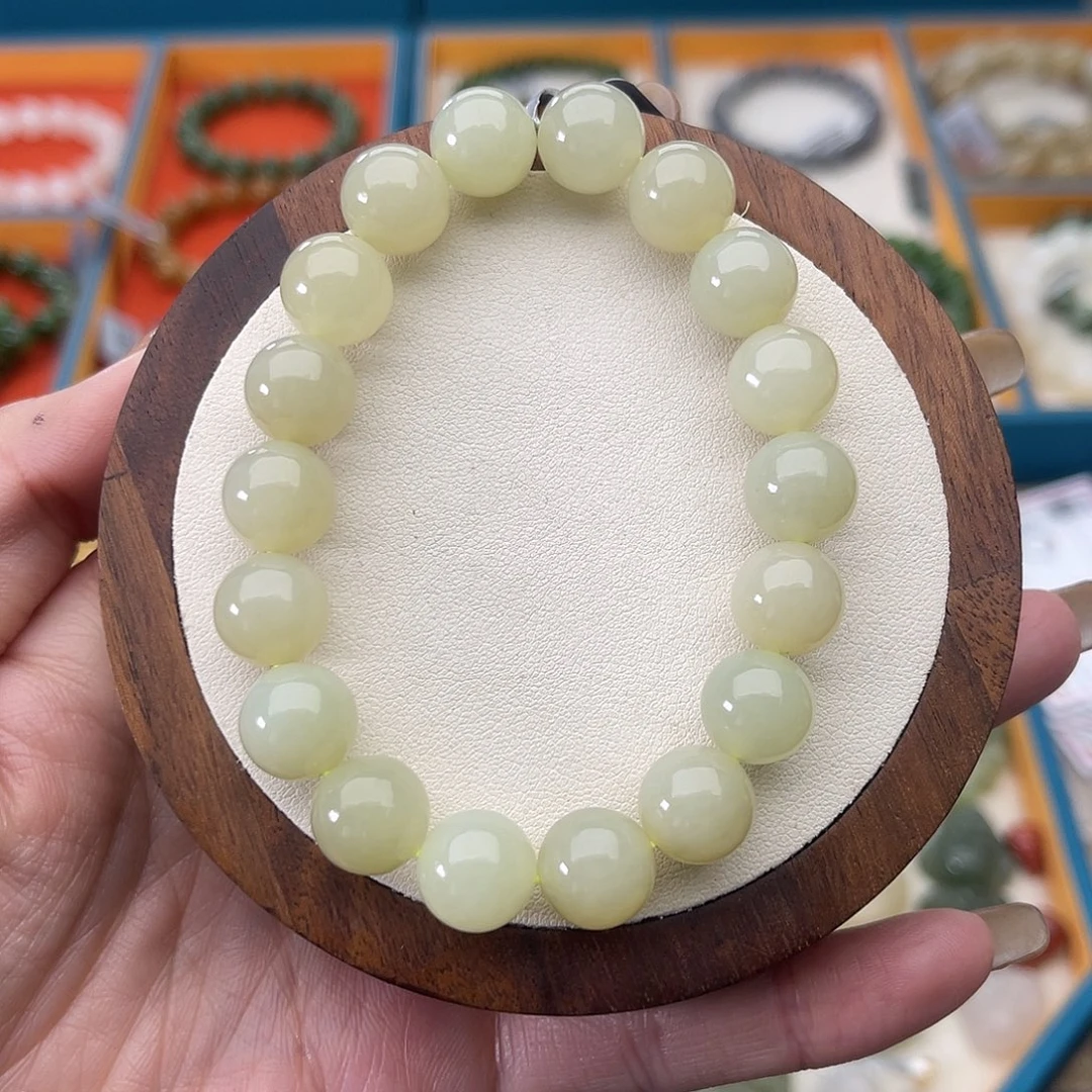 和田玉未镶嵌手串Z10卡11