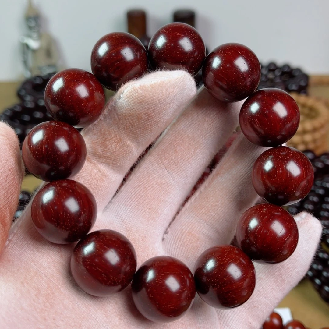 小叶紫檀手串/手链2.0高油润鱼鳞多星