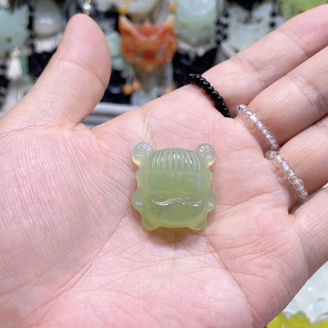 【闪购商品】岫玉未镶嵌颈饰78吊坠