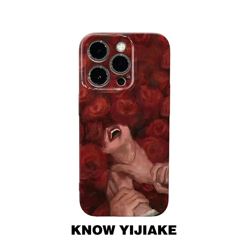 努力挣扎适用苹果手机壳华为荣耀OPPO软壳vivo小米iqoo防摔红米