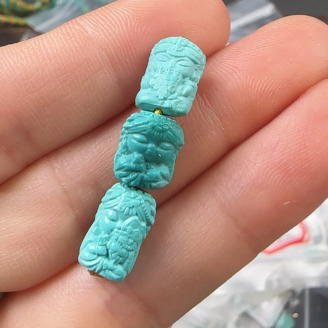 绿松石珠宝半成品未镶嵌