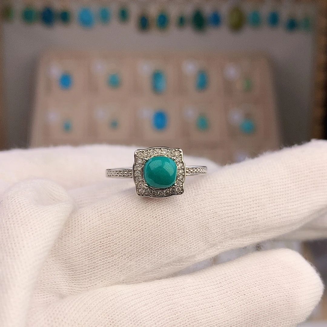 绿松石未镶嵌戒指