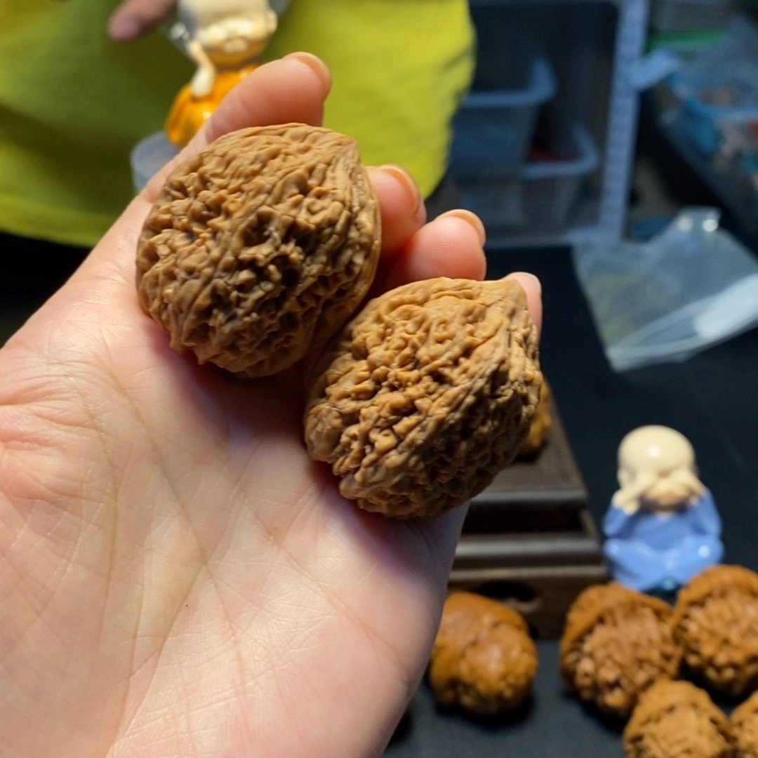 文玩核桃把件?****l30号大蒜头33尺全品