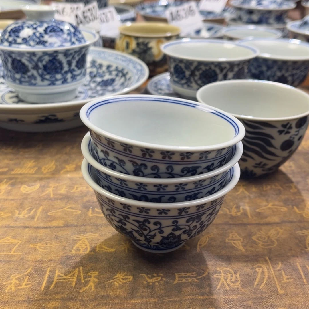 猫***师段泥特价缠枝莲杯杯