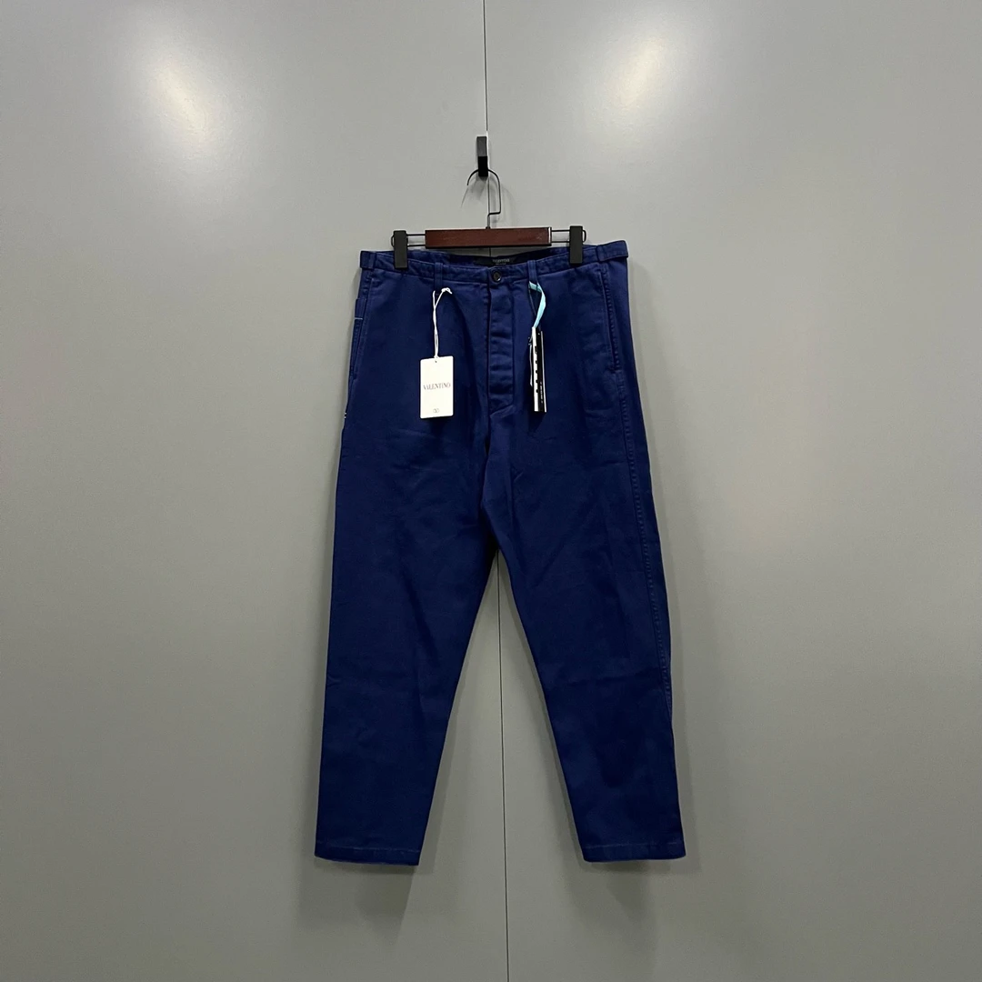 95新 Valentino/华伦天奴 深蓝色长裤 46码/7800/