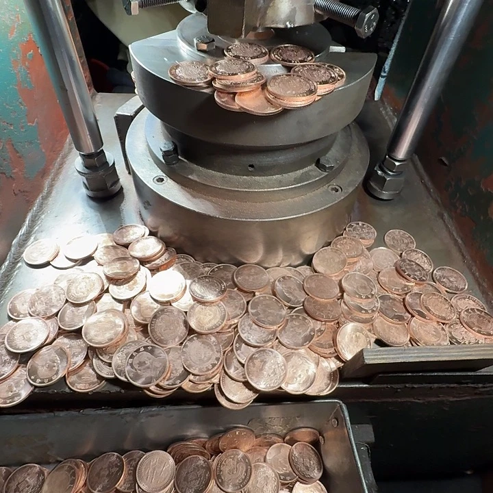 铜10个随机发。26.8克紫铜