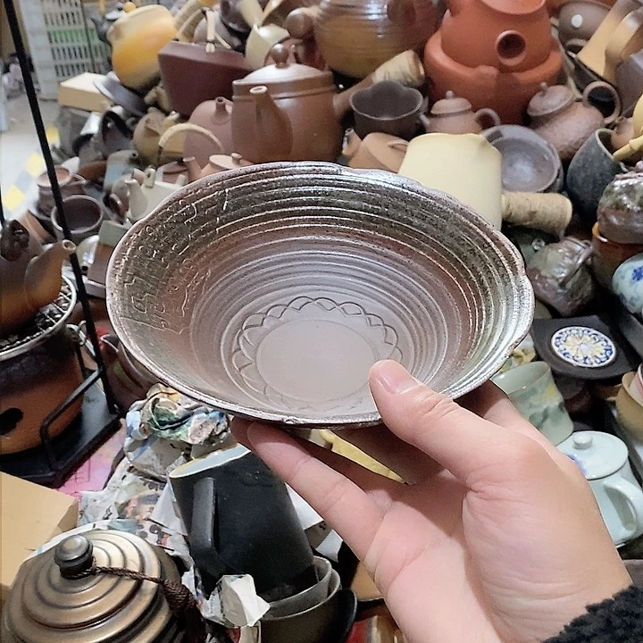 瓷片荷花的小秘密是否还有那么一点