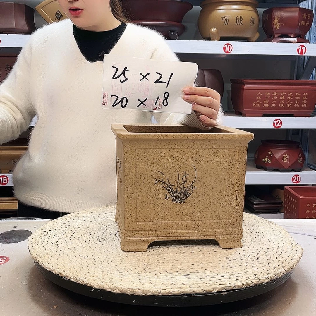 紫砂花盆紫砂花盆