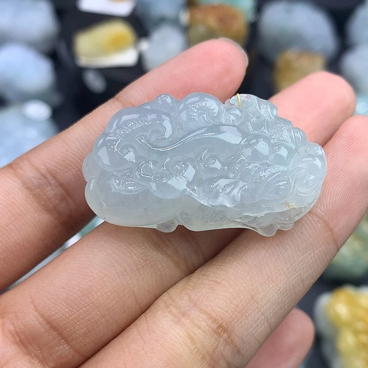 翡翠未镶嵌颈饰天然缅甸翡翠