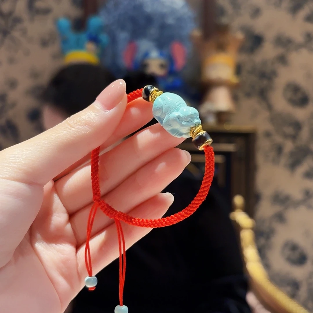 绿松石未镶嵌手链手绳