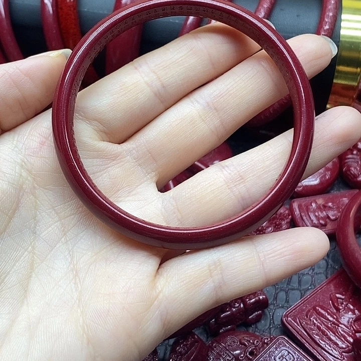 三***妈天然辰砂心经手镯