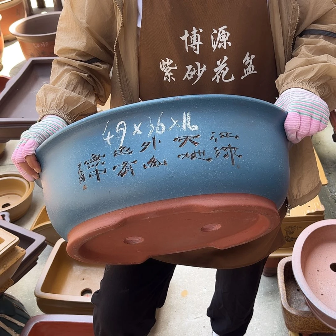 紫砂花盆盆景艺术