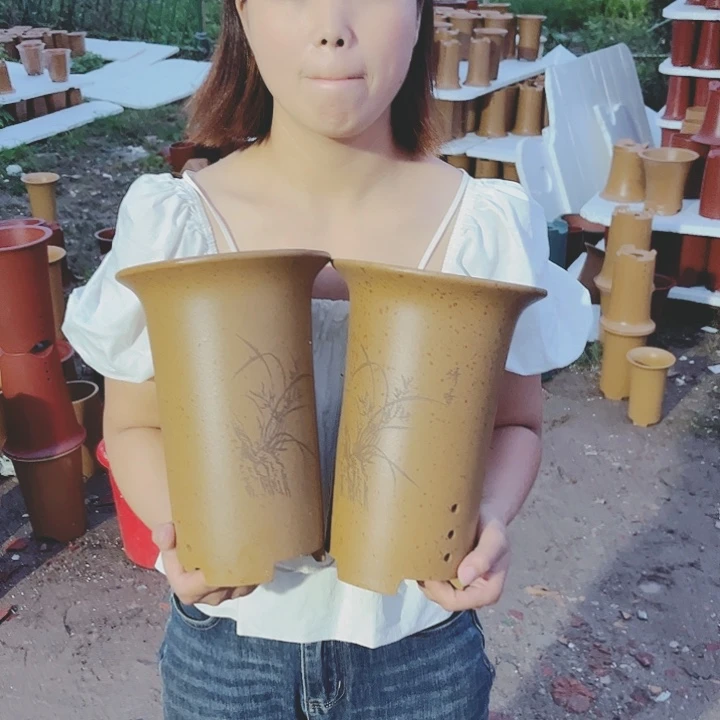 紫砂花盆宜兴紫砂精品花盆