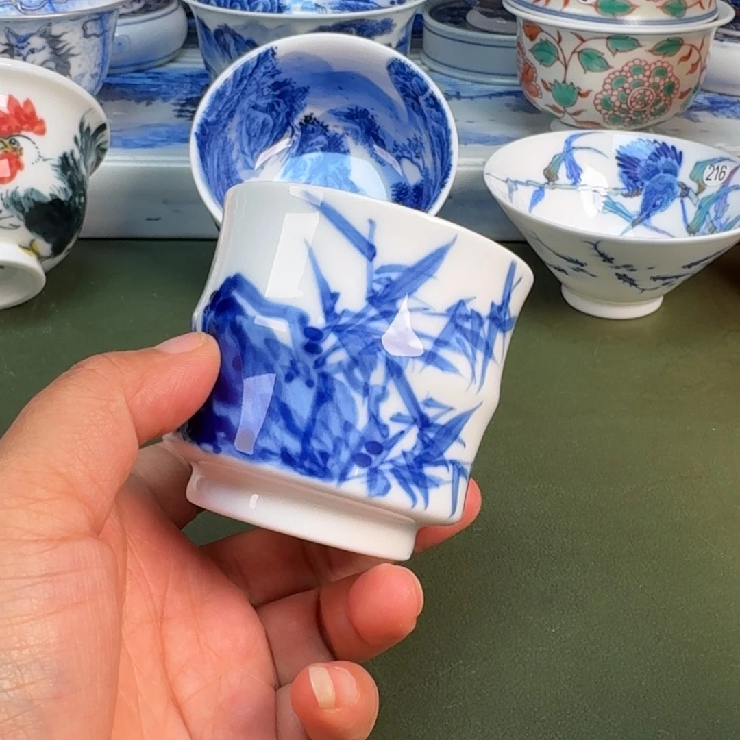 陶瓷景德镇纯手绘茶具圆圆217