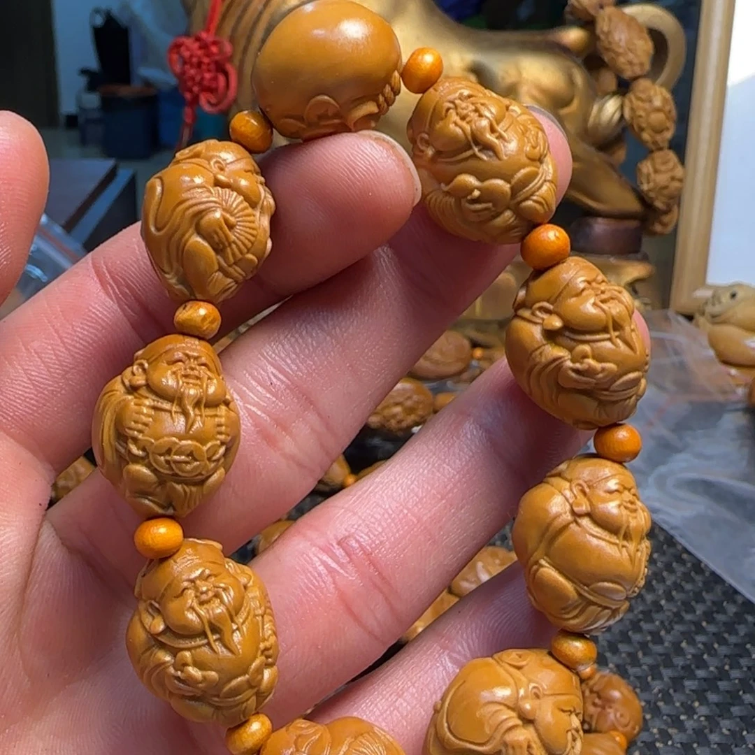 橄榄核手串/手链元甲财神