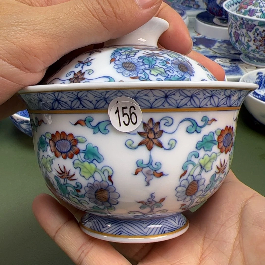 杯景德镇纯手绘茶具156