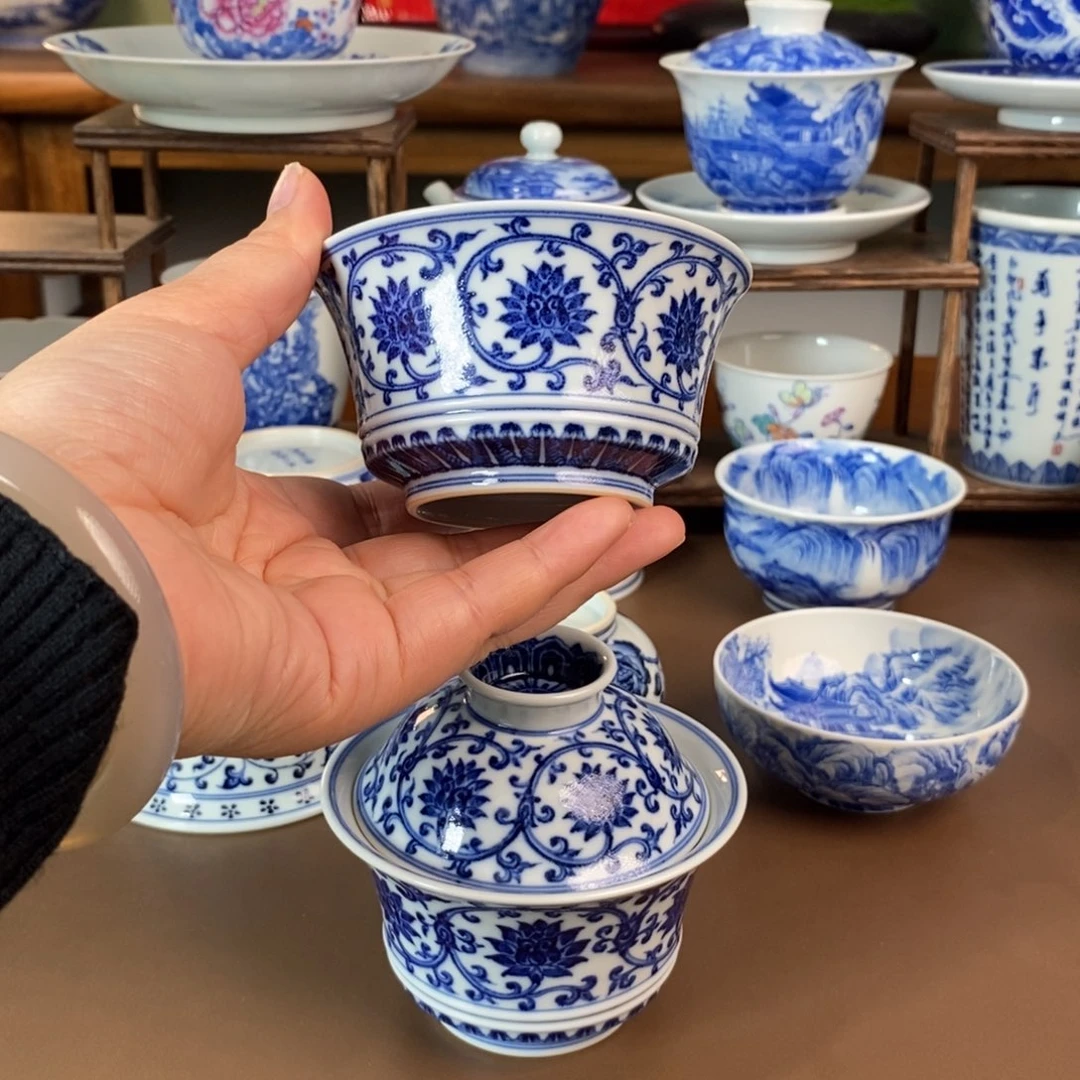 景德镇陶瓷手工手绘