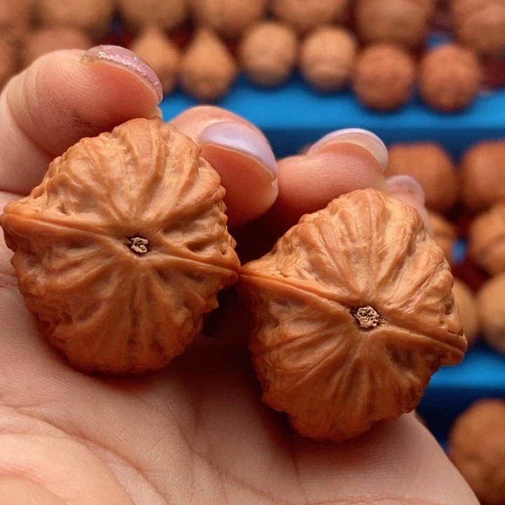 文玩核桃把件精品文玩手捻血莽