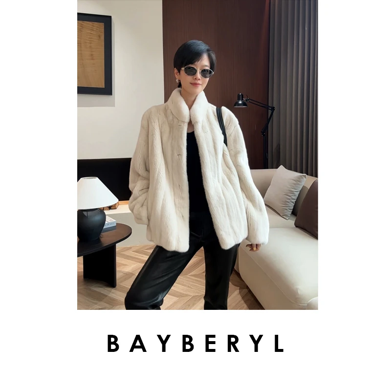 BAYBERYL老贝帕斯水水*立领轻奢气质百搭25冬外套PY5H1104-11/26