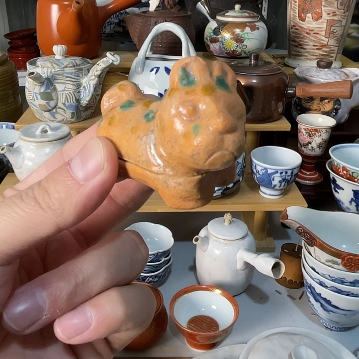 瓷片香盒一个好看的哦