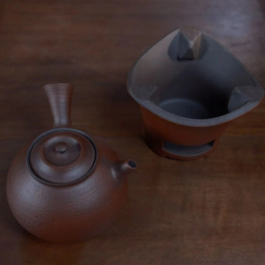 观一优选 | 溪元茶事·隐月侧把壶套组煮水壶小容量简约