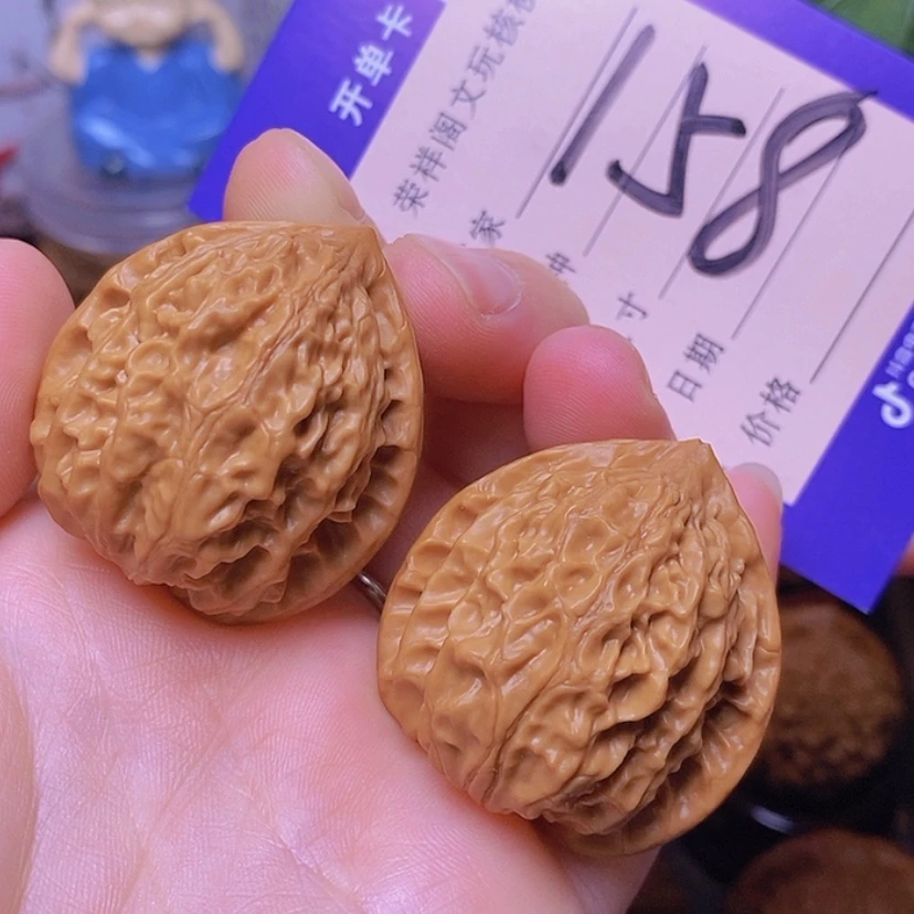 【闪购商品】文玩核桃把件精品金牛35