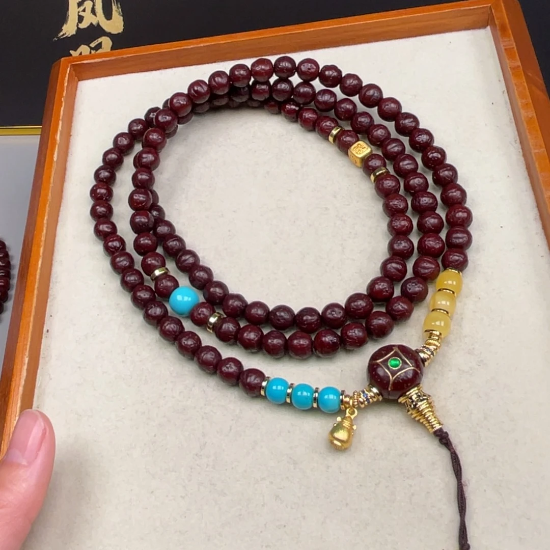 雪***狐凤眼菩提吊坠凤眼