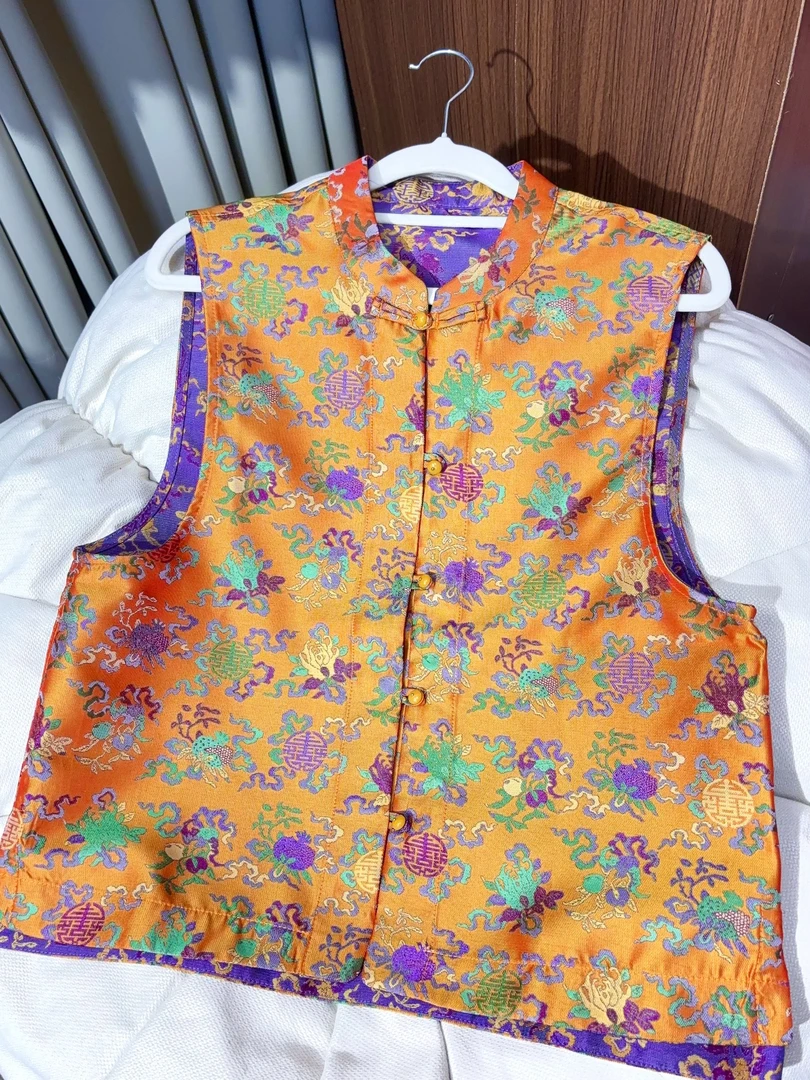 新中式国风双面穿马甲DX8