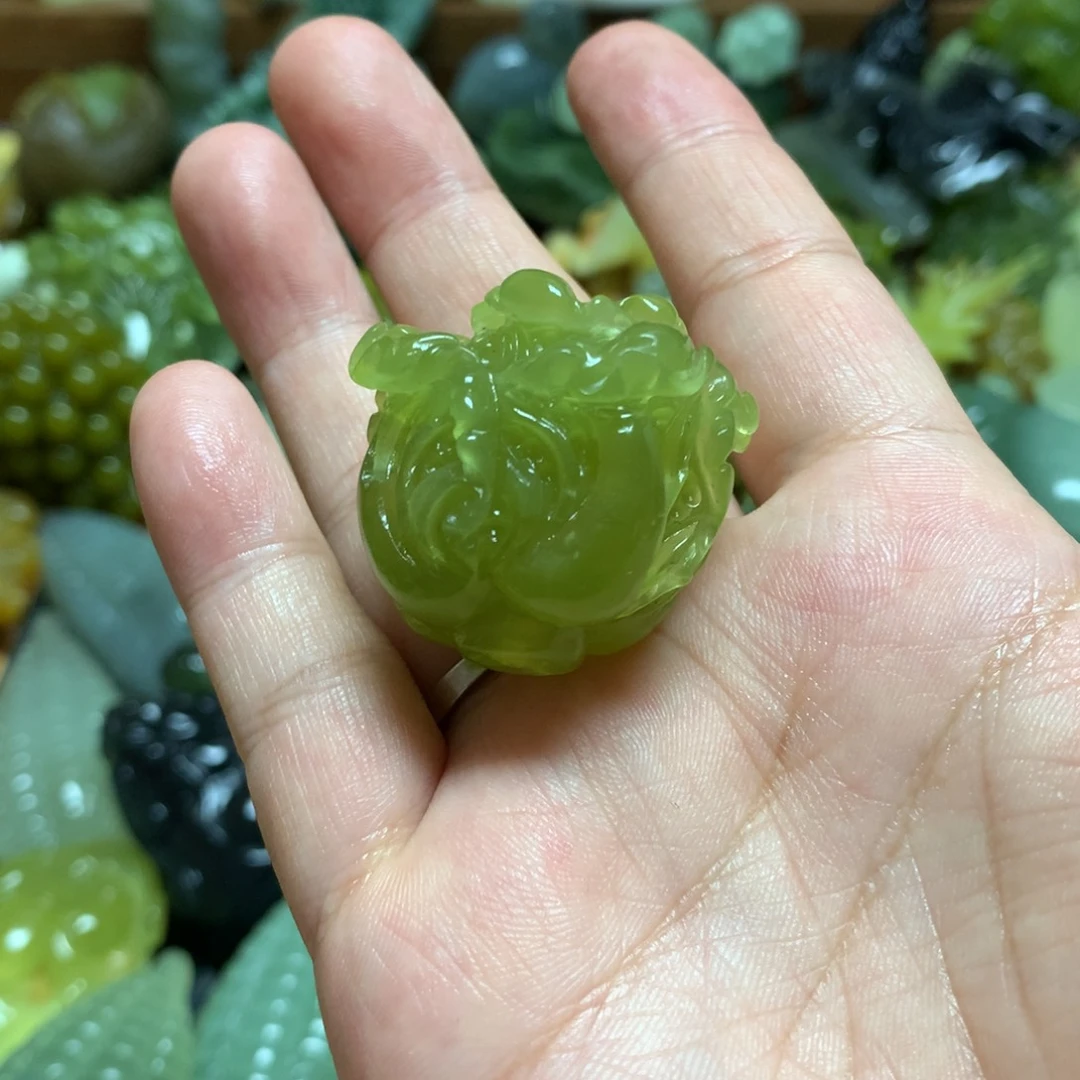 岫玉手把未镶嵌远*?手把